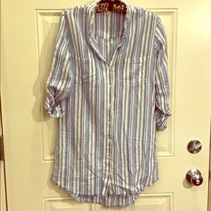 Button down cotton dress